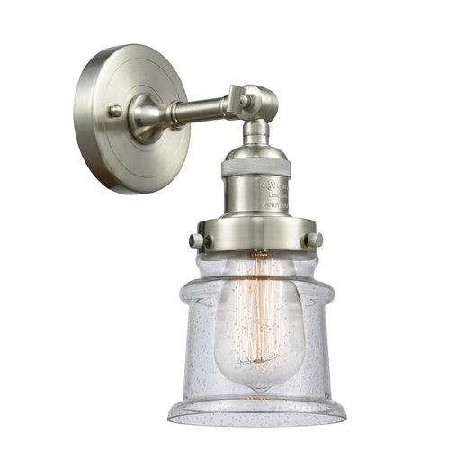 Franklin Restoration One Light Wall Sconce Brushed Satin Nickel