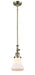 Innovations - 206-AB-G191-LED - LED Mini Pendant - Franklin Restoration - Antique Brass