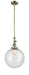 Innovations - 206-AB-G204-12 - One Light Mini Pendant - Franklin Restoration - Antique Brass