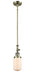 Innovations - 206-AB-G311 - One Light Mini Pendant - Franklin Restoration - Antique Brass