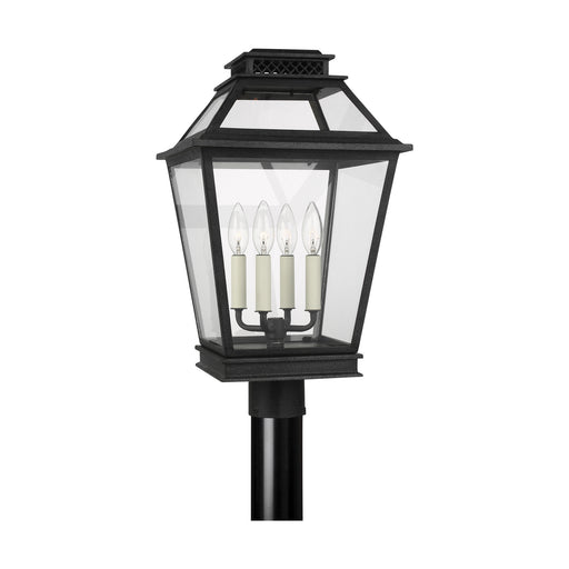 Generation Lighting - CO1064DWZ - Four Light Post Lantern - Falmouth - Dark Weathered Zinc