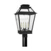 Generation Lighting - CO1064DWZ - Four Light Post Lantern - Falmouth - Dark Weathered Zinc