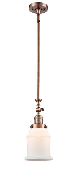 Innovations - 206-AC-G181 - One Light Mini Pendant - Franklin Restoration - Antique Copper