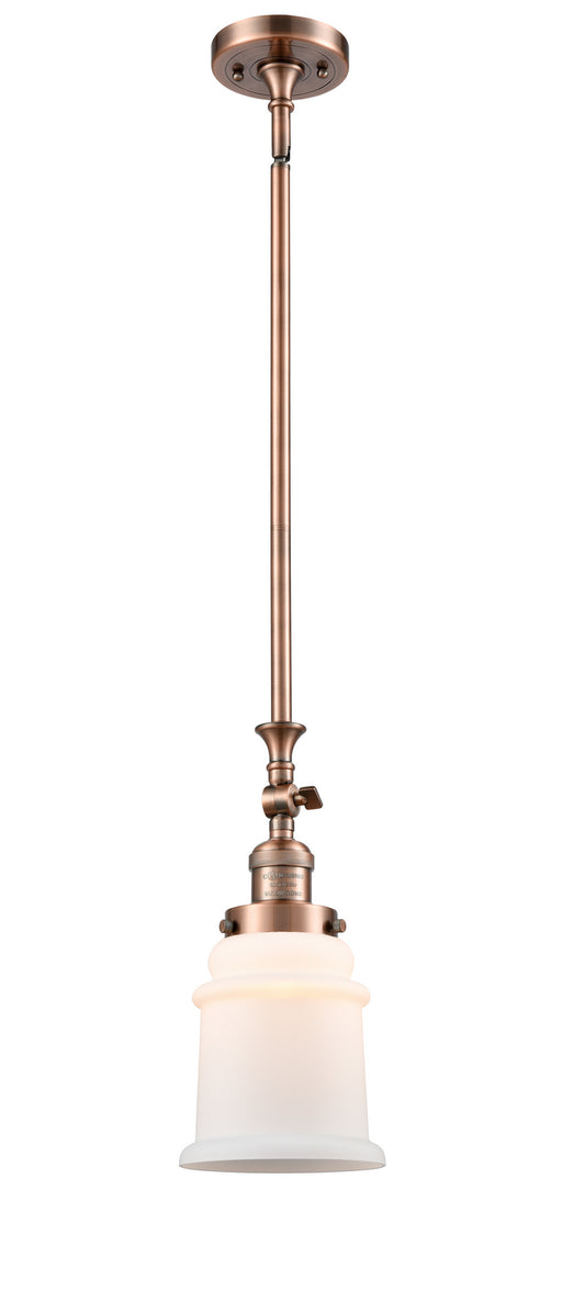 Innovations - 206-AC-G181-LED - LED Mini Pendant - Franklin Restoration - Antique Copper