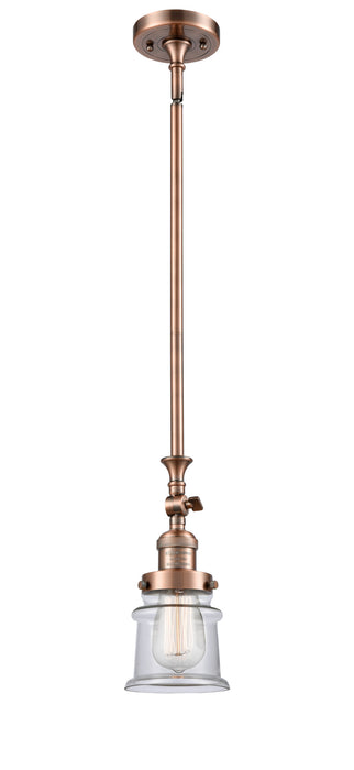 Innovations - 206-AC-G182S - One Light Mini Pendant - Franklin Restoration - Antique Copper