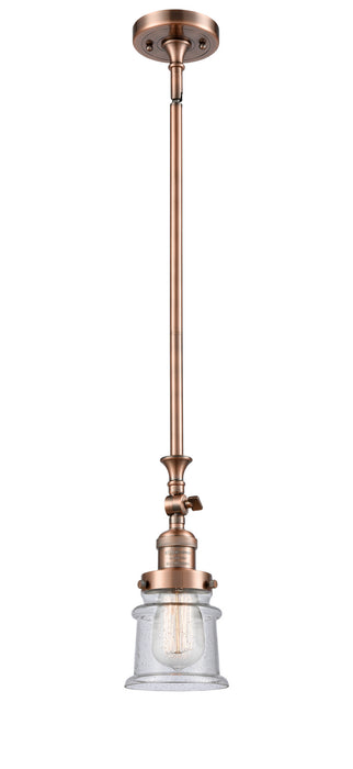 Innovations - 206-AC-G184S - One Light Mini Pendant - Franklin Restoration - Antique Copper