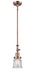 Innovations - 206-AC-G184S - One Light Mini Pendant - Franklin Restoration - Antique Copper