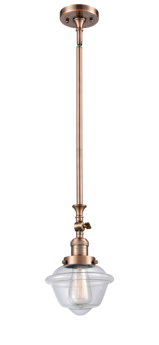 Innovations - 206-AC-G532-LED - LED Mini Pendant - Franklin Restoration - Antique Copper