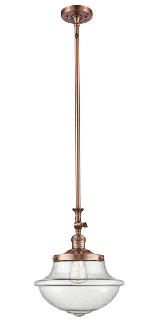 Innovations - 206-AC-G544 - One Light Mini Pendant - Franklin Restoration - Antique Copper