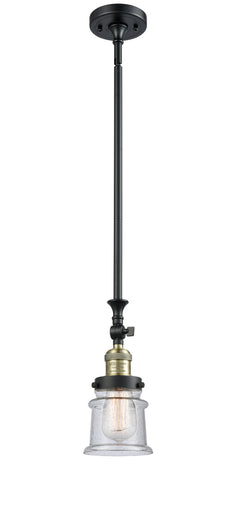 Franklin Restoration LED Mini Pendant Black Antique Brass