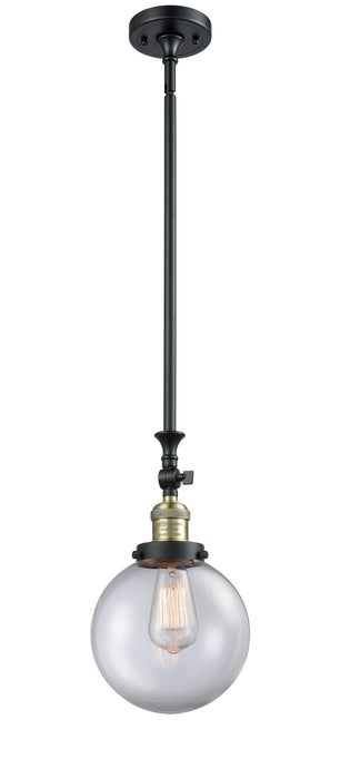 Innovations - 206-BAB-G202-8-LED - LED Mini Pendant - Franklin Restoration - Black Antique Brass