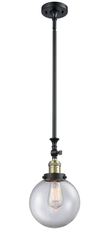 Franklin Restoration LED Mini Pendant Black Antique Brass
