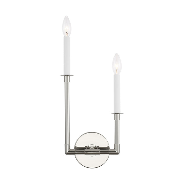 Generation Lighting - CW1102PN - Two Light Wall Sconce - Bayview - Polished Nickel