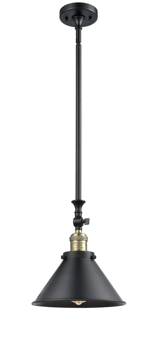 Innovations - 206-BAB-M10-BK - One Light Mini Pendant - Franklin Restoration - Black Antique Brass