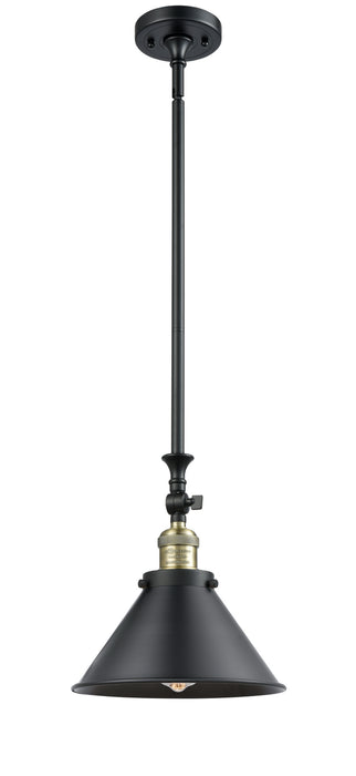 Innovations - 206-BAB-M10-BK-LED - LED Mini Pendant - Franklin Restoration - Black Antique Brass