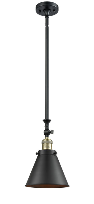 Innovations - 206-BAB-M13-BK - One Light Mini Pendant - Franklin Restoration - Black Antique Brass