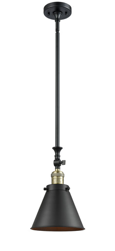 Franklin Restoration LED Mini Pendant Black Antique Brass