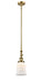 Innovations - 206-BB-G181 - One Light Mini Pendant - Franklin Restoration - Brushed Brass
