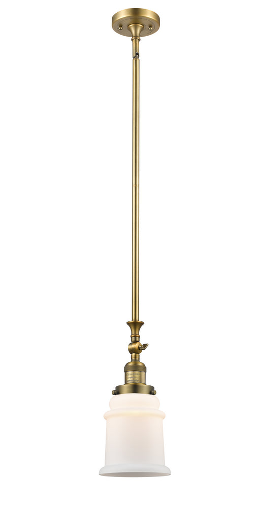 Innovations - 206-BB-G181-LED - LED Mini Pendant - Franklin Restoration - Brushed Brass