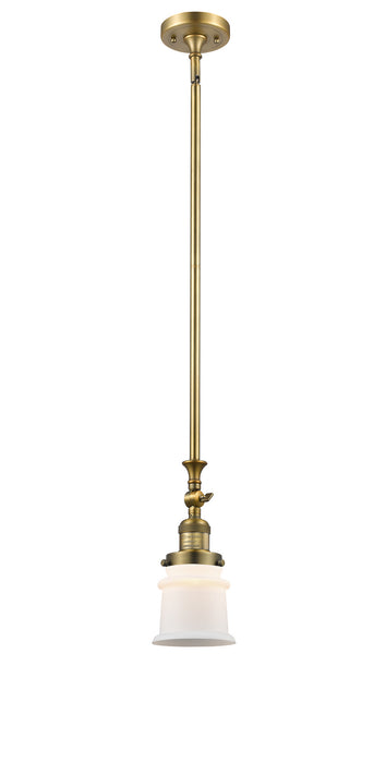 Innovations - 206-BB-G181S - One Light Mini Pendant - Franklin Restoration - Brushed Brass