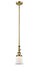 Innovations - 206-BB-G181S-LED - LED Mini Pendant - Franklin Restoration - Brushed Brass