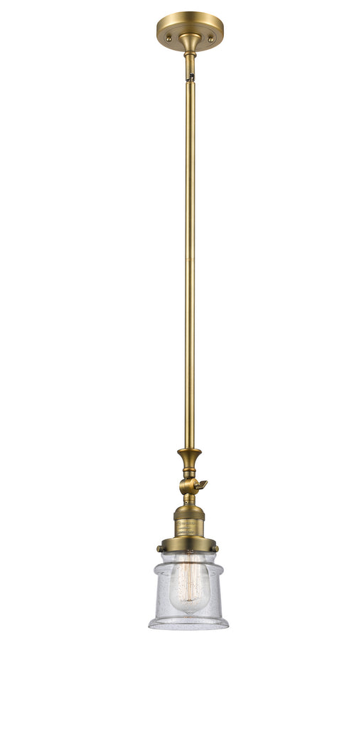 Innovations - 206-BB-G184S - One Light Mini Pendant - Franklin Restoration - Brushed Brass
