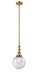 Innovations - 206-BB-G204-8-LED - LED Mini Pendant - Franklin Restoration - Brushed Brass
