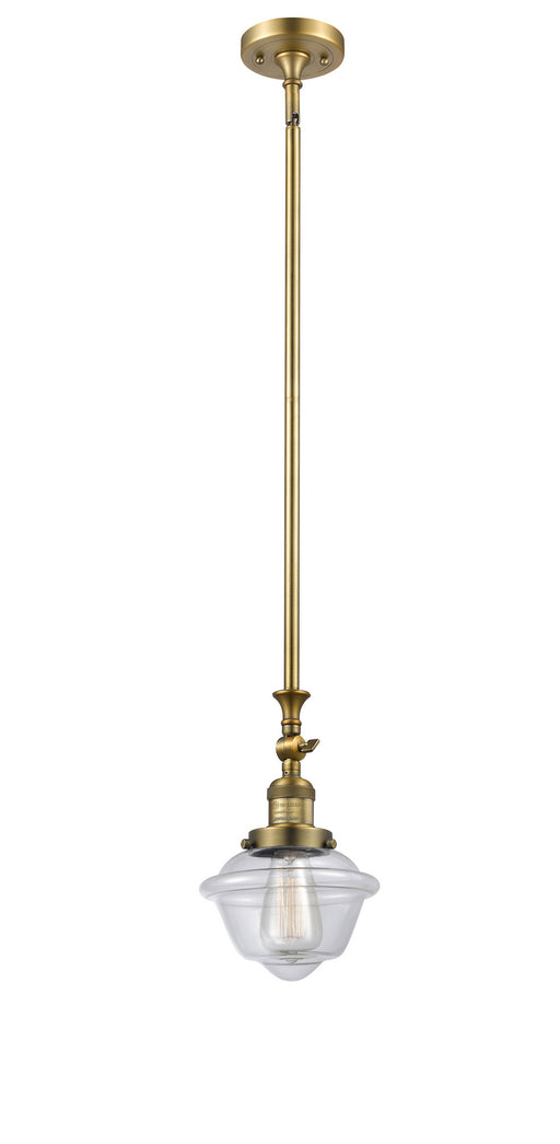 Innovations - 206-BB-G532-LED - LED Mini Pendant - Franklin Restoration - Brushed Brass