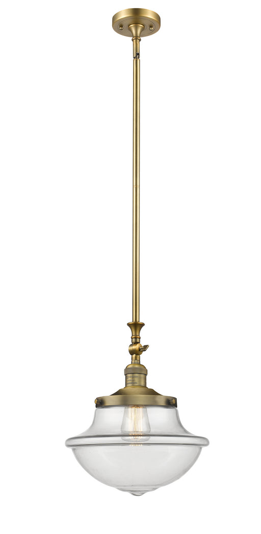 Innovations - 206-BB-G542-LED - LED Mini Pendant - Franklin Restoration - Brushed Brass