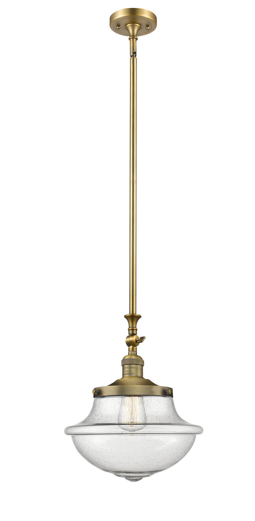 Innovations - 206-BB-G544-LED - LED Mini Pendant - Franklin Restoration - Brushed Brass