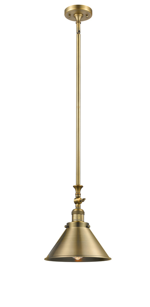 Innovations - 206-BB-M10-BB - One Light Mini Pendant - Franklin Restoration - Brushed Brass