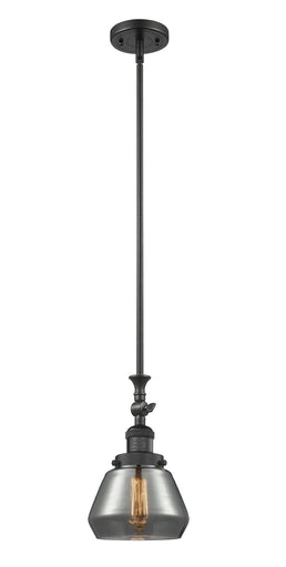 Franklin Restoration One Light Mini Pendant Matte Black