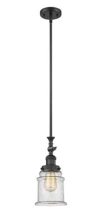 Innovations - 206-BK-G184 - One Light Mini Pendant - Franklin Restoration - Matte Black