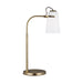 Generation Lighting - LT1001TWB1 - One Light Table Lamp - Hazel - Time Worn Brass