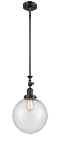 Franklin Restoration One Light Mini Pendant Matte Black