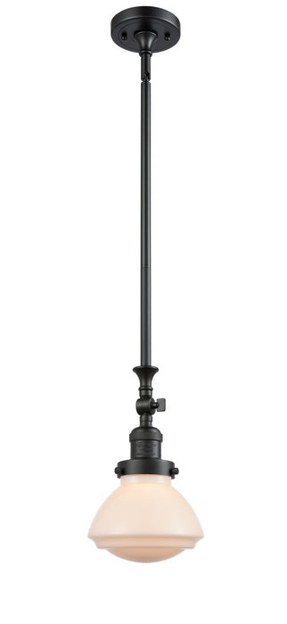 Innovations - 206-BK-G321 - One Light Mini Pendant - Franklin Restoration - Matte Black