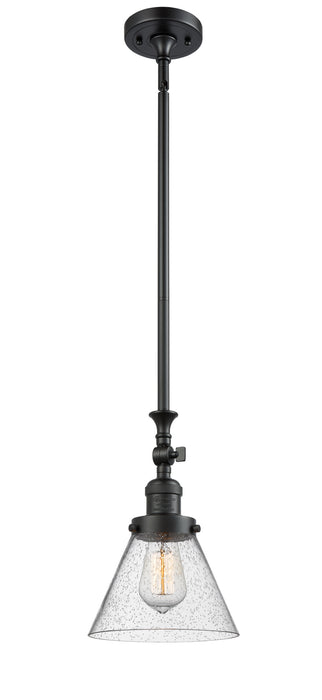 Innovations - 206-BK-G44 - One Light Mini Pendant - Franklin Restoration - Matte Black