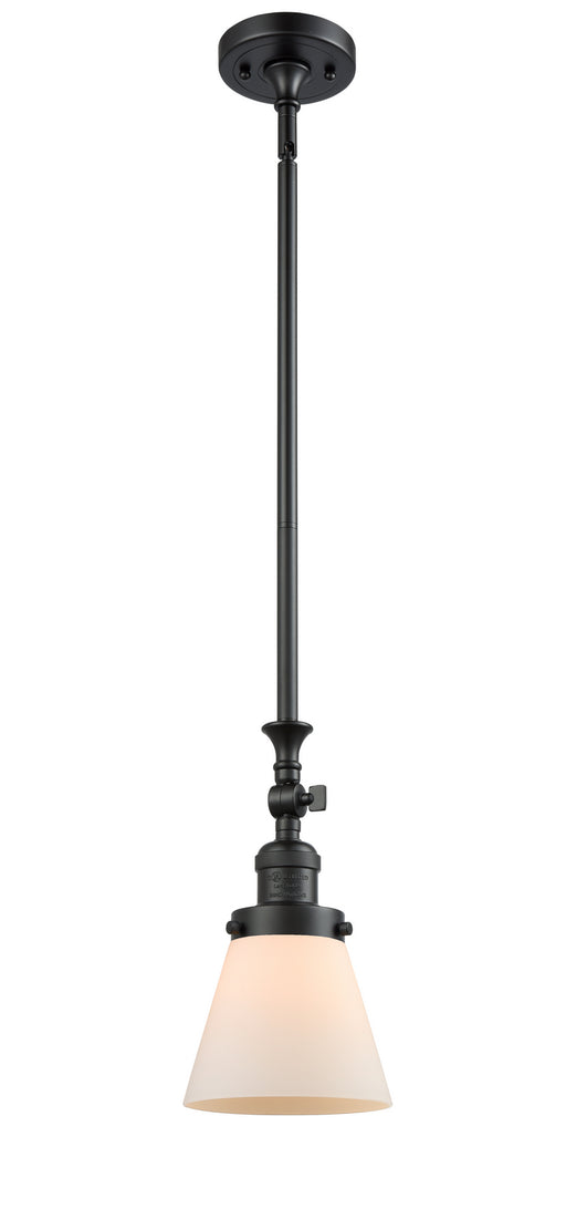 Innovations - 206-BK-G61-LED - LED Mini Pendant - Franklin Restoration - Matte Black