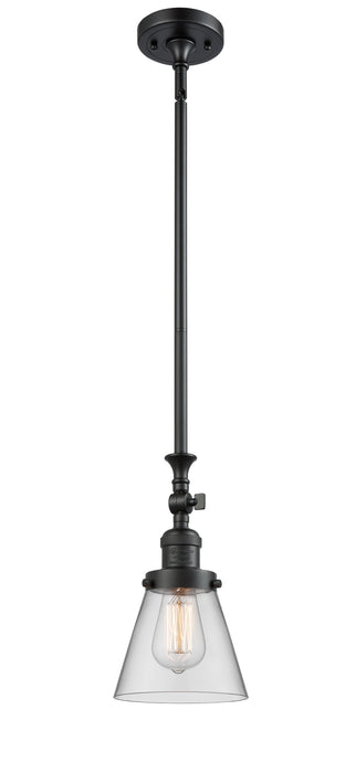 Innovations - 206-BK-G62-LED - LED Mini Pendant - Franklin Restoration - Matte Black