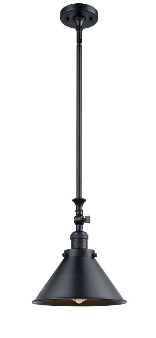 Innovations - 206-BK-M10-BK - One Light Mini Pendant - Franklin Restoration - Matte Black