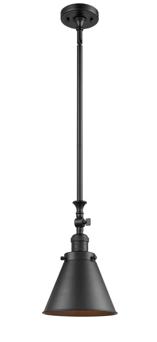 Innovations - 206-BK-M13-BK - One Light Mini Pendant - Franklin Restoration - Matte Black