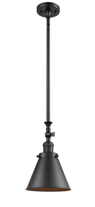 Innovations - 206-BK-M13-BK-LED - LED Mini Pendant - Franklin Restoration - Matte Black