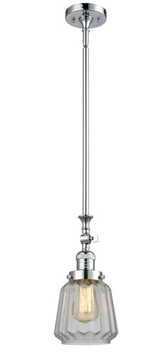 Franklin Restoration One Light Mini Pendant Polished Chrome