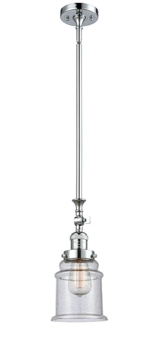 Franklin Restoration One Light Mini Pendant Polished Chrome