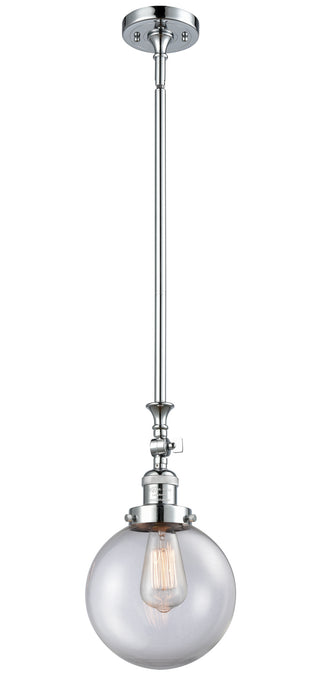 Innovations - 206-PC-G202-8 - One Light Mini Pendant - Franklin Restoration - Polished Chrome