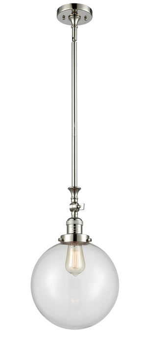 Innovations - 206-PN-G202-10 - One Light Mini Pendant - Franklin Restoration - Polished Nickel
