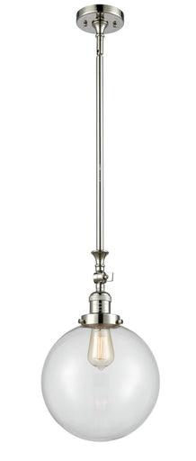 Franklin Restoration One Light Mini Pendant Polished Nickel
