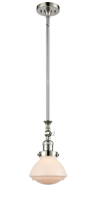 Innovations - 206-PN-G321 - One Light Mini Pendant - Franklin Restoration - Polished Nickel