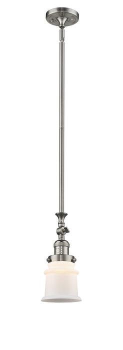 Innovations - 206-SN-G181S - One Light Mini Pendant - Franklin Restoration - Brushed Satin Nickel