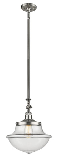Franklin Restoration One Light Mini Pendant Brushed Satin Nickel